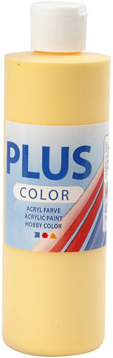 Plus Color acrylverf, crocus yellow, 250ml [HOB-39434]